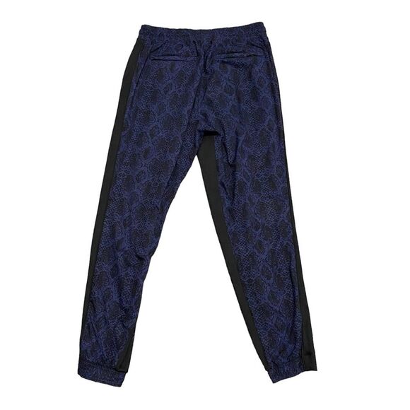 Athleta Printed Brooklyn Jogger in Dress Blue and Black Python Pants 6 - Picture 6 of 14